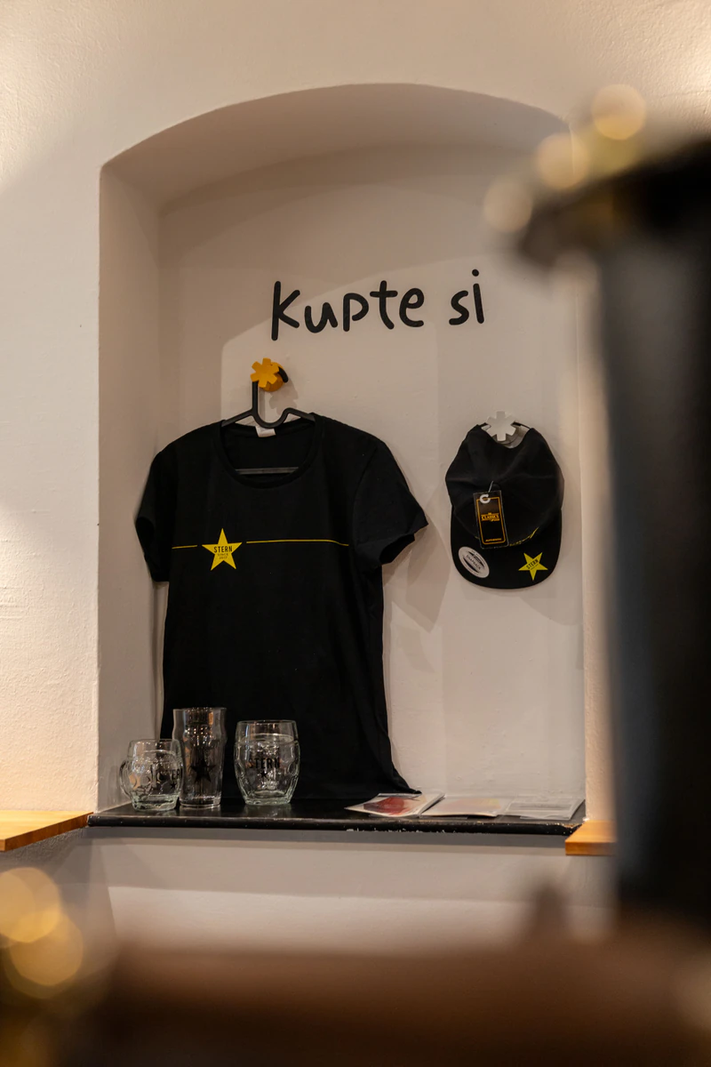 Trička a kšiltovky Stern na prodej